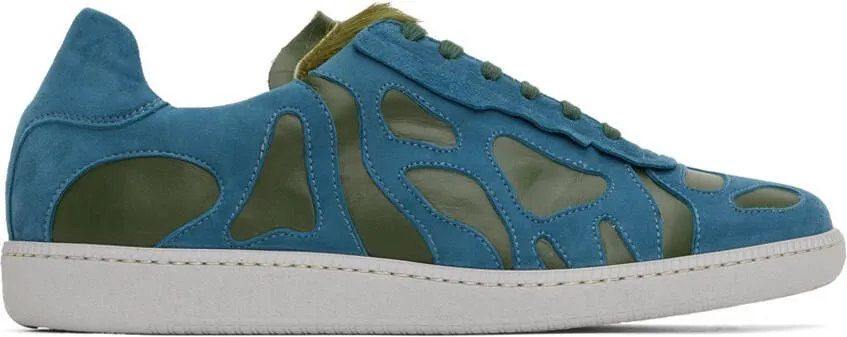 Namacheko Blue & Green Murabi Sneakers