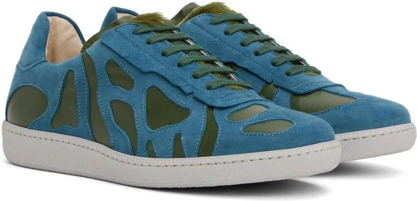 Namacheko Blue & Green Murabi Sneakers