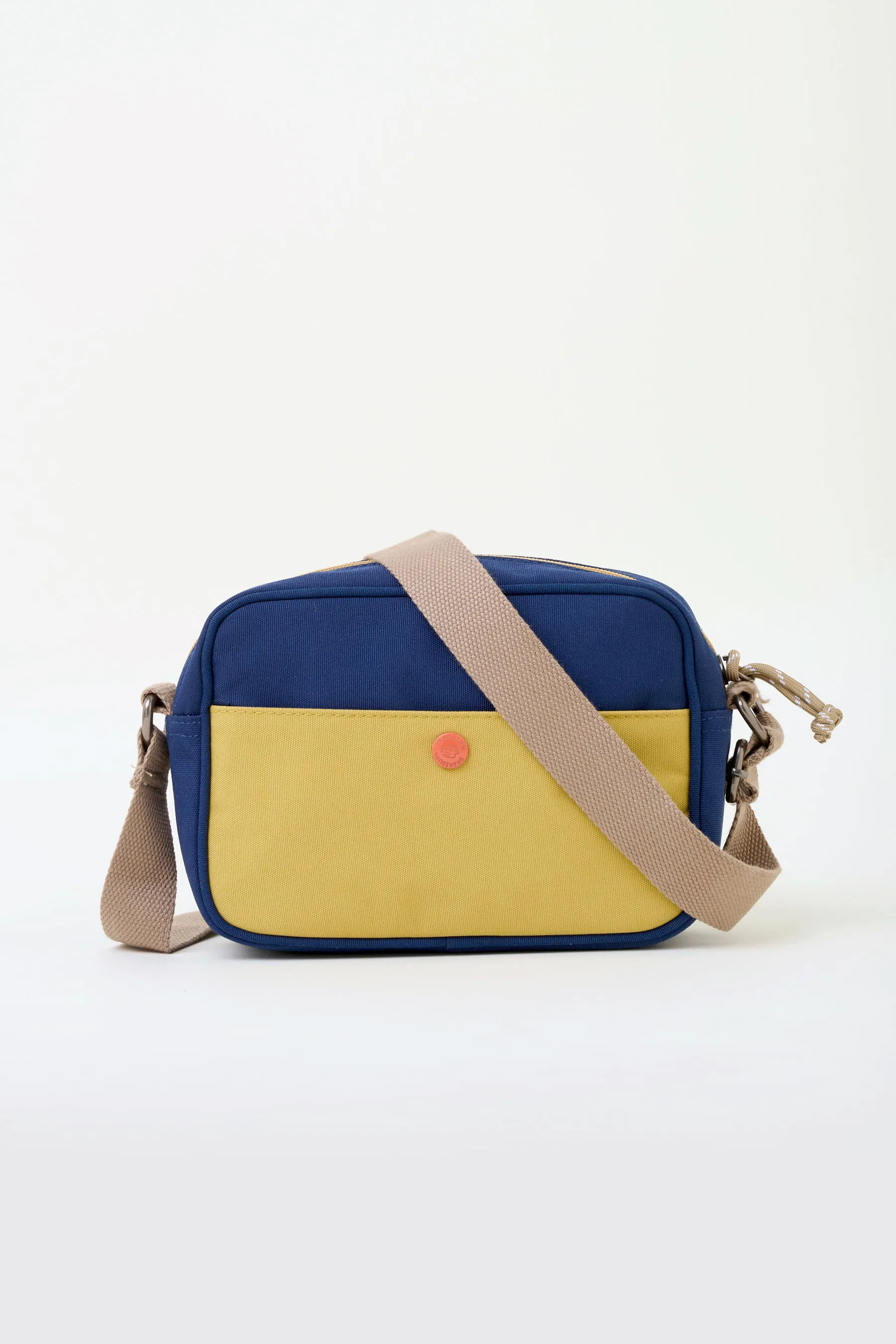 Navy Medium Camera Cross Body Bag