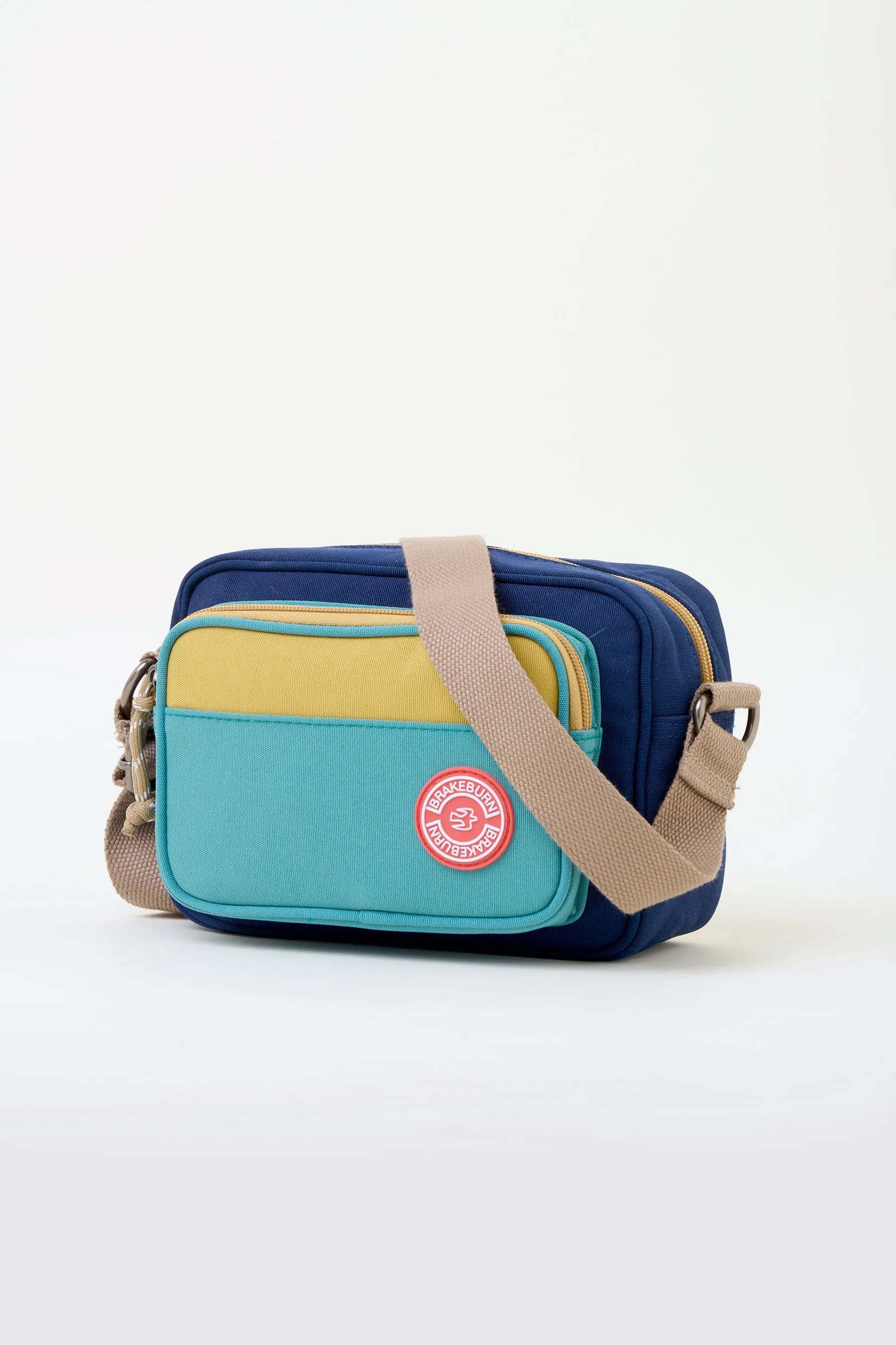 Navy Medium Camera Cross Body Bag