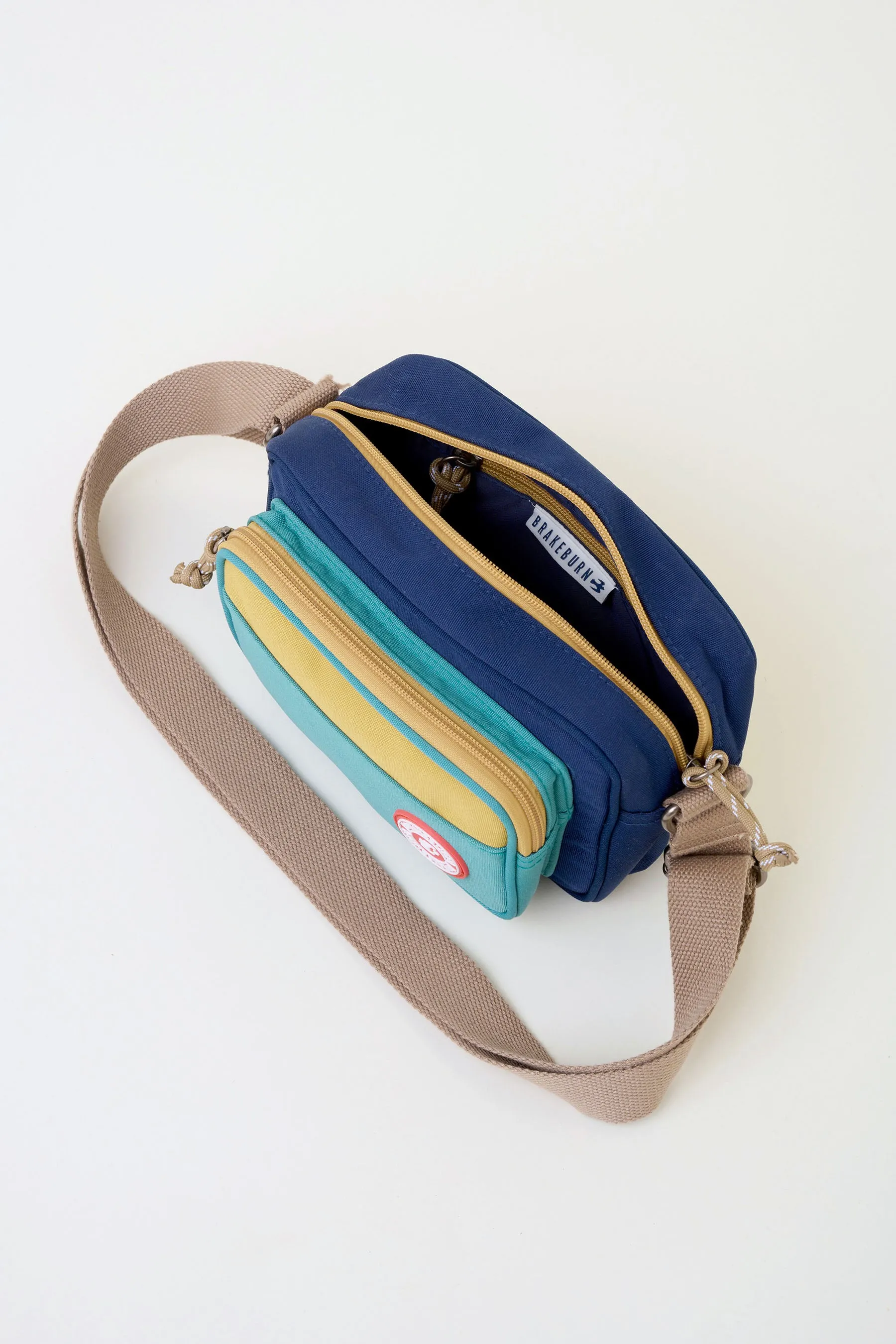 Navy Medium Camera Cross Body Bag