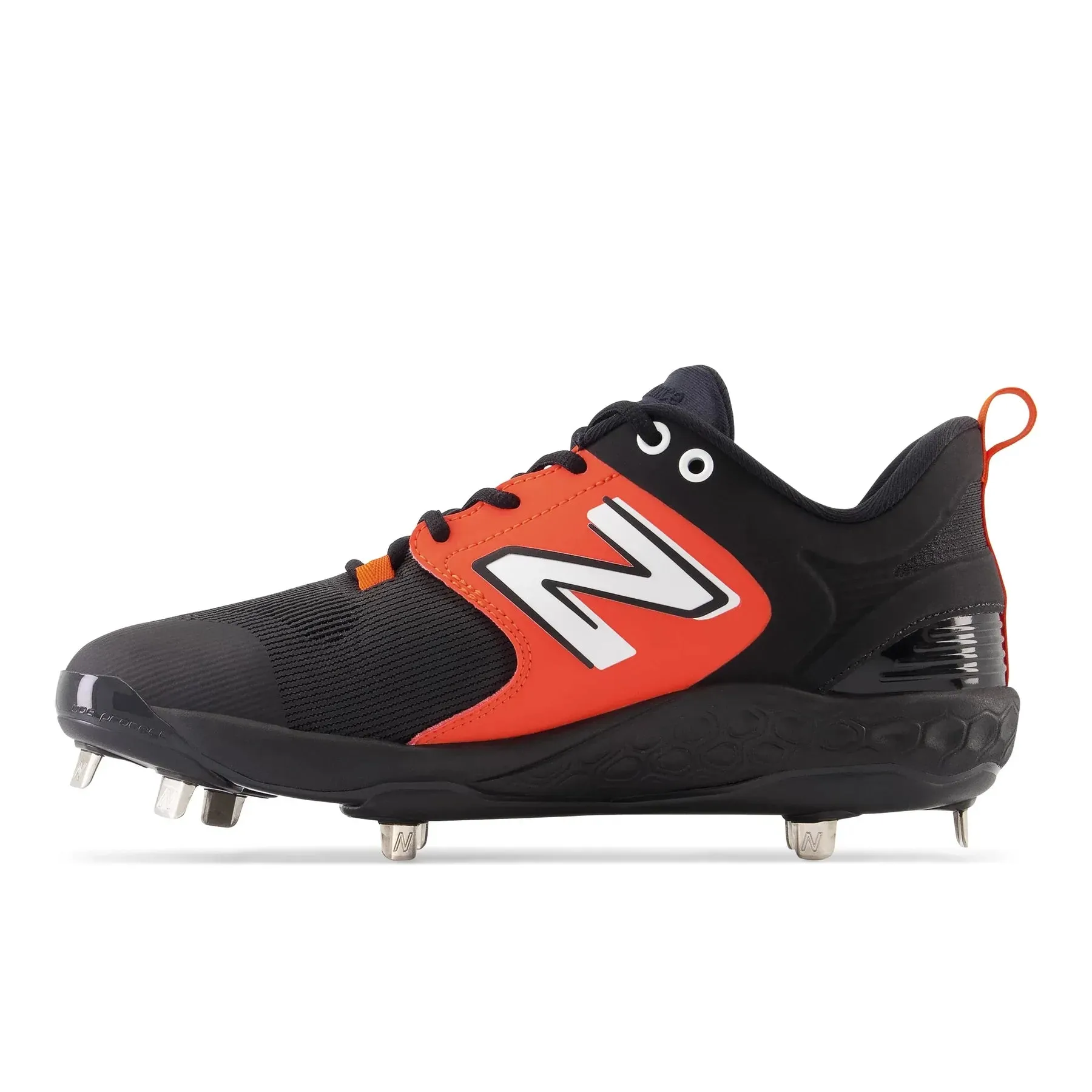 New Balance Black/Orange L3000v6 Metal Spikes