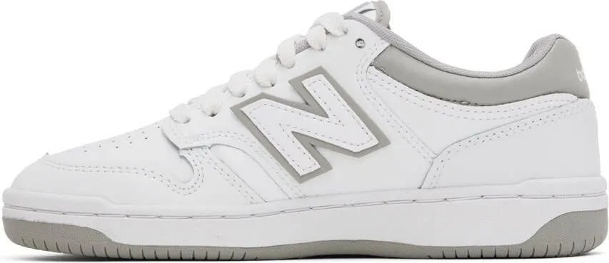 New Balance White 480 Sneakers