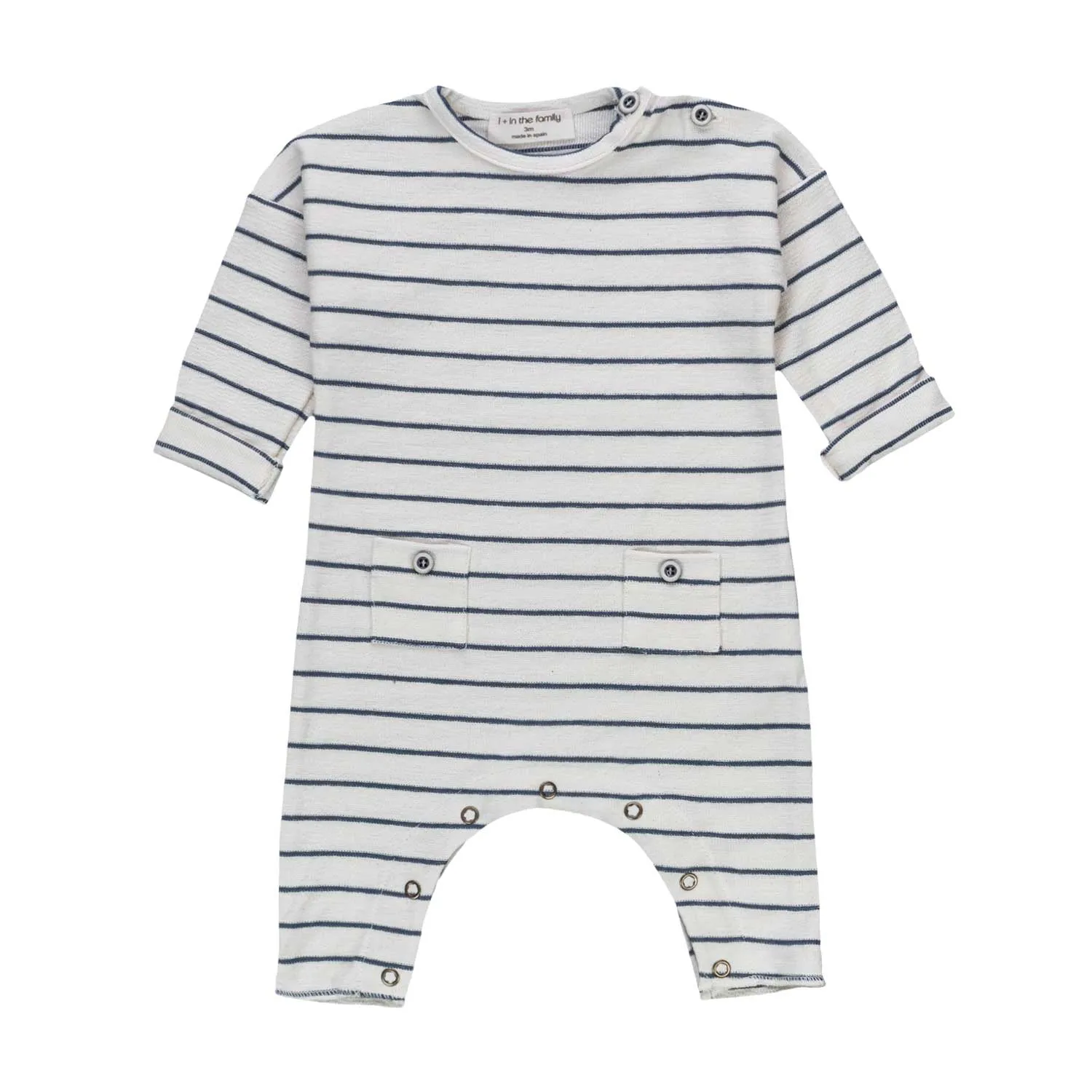 One More In The Family Baby Boy Cotton Romper