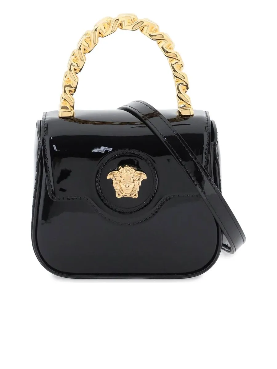 Patent Leather La Medusa Mini Bag