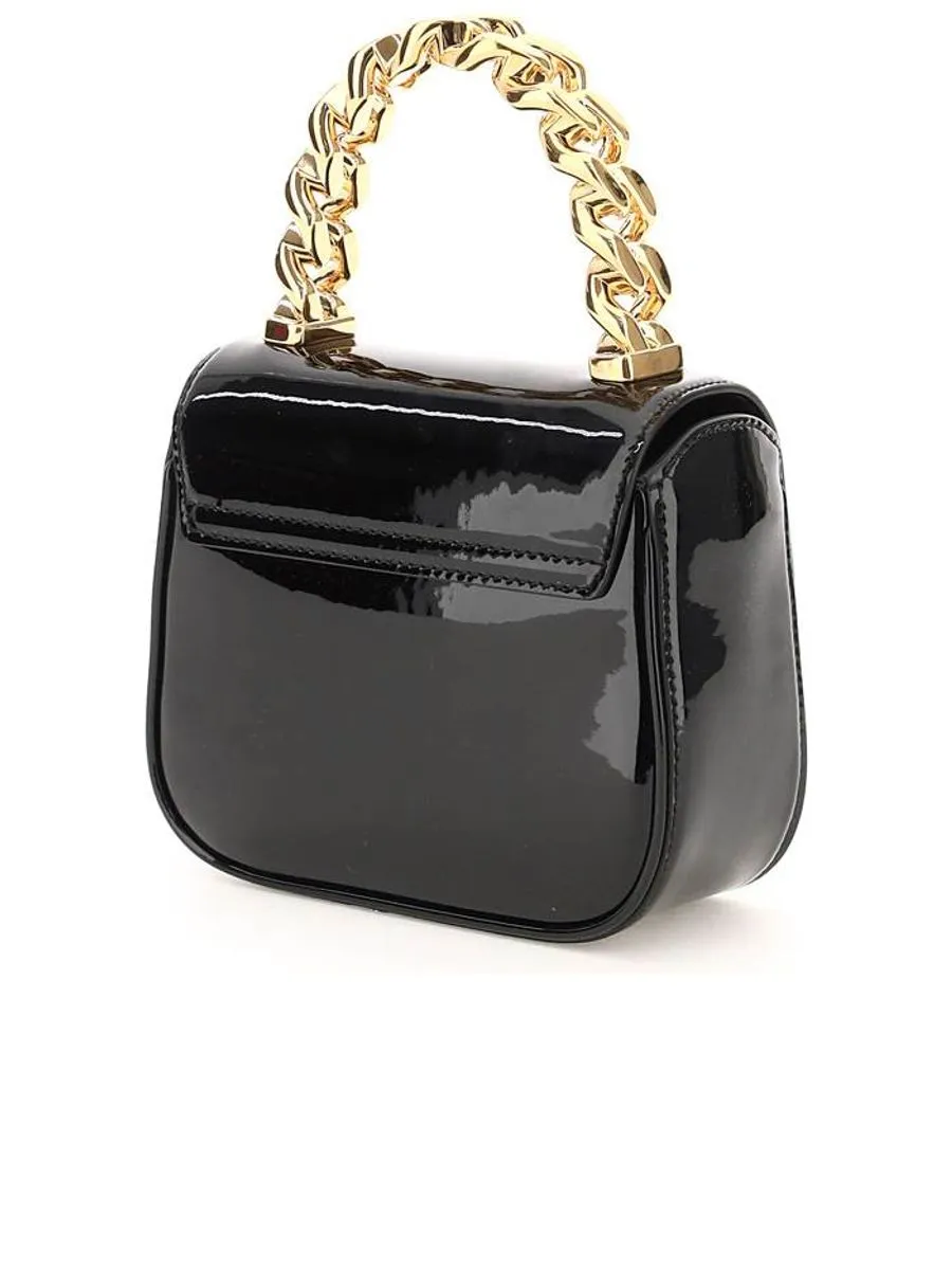 Patent Leather La Medusa Mini Bag