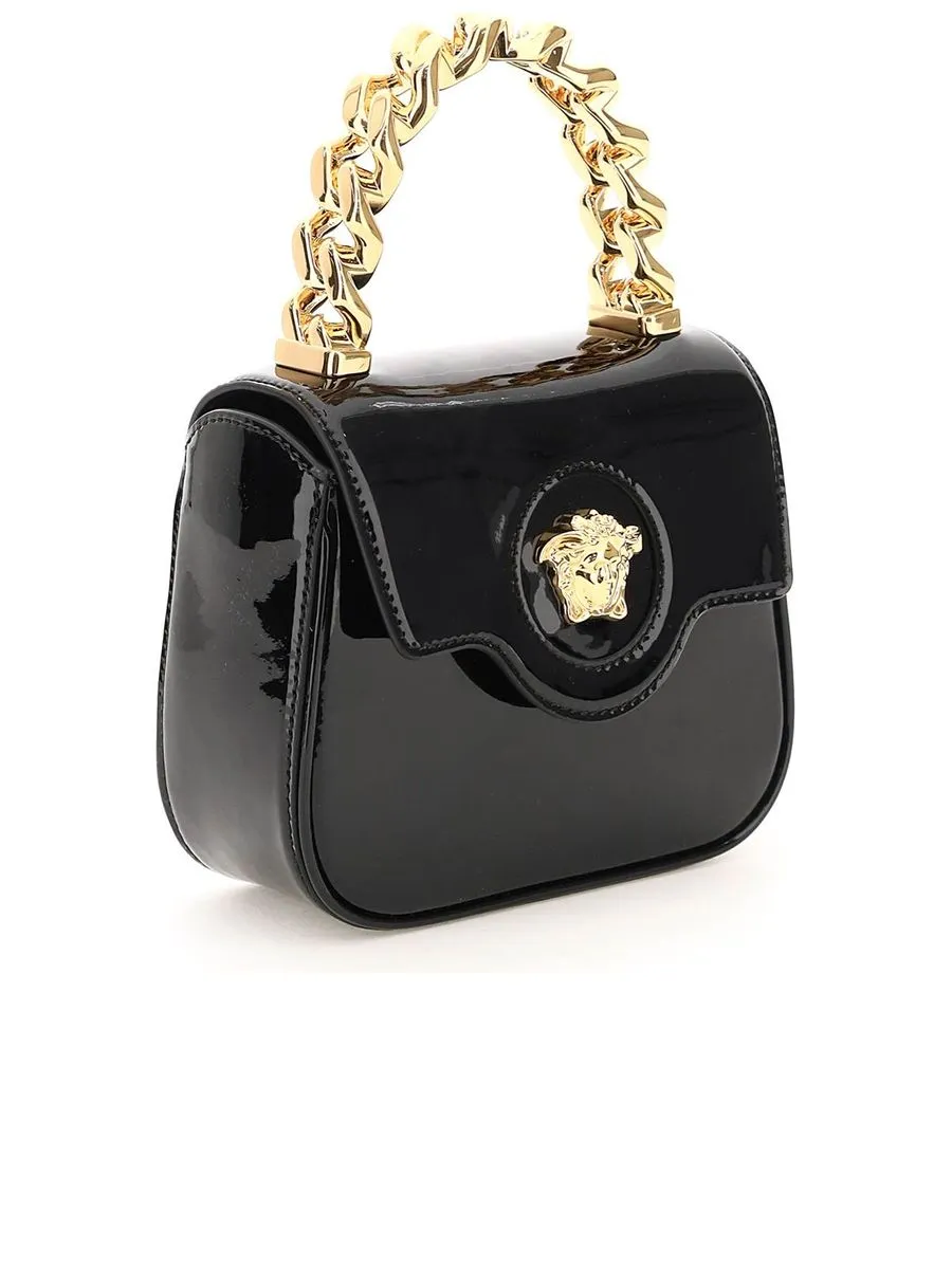 Patent Leather La Medusa Mini Bag