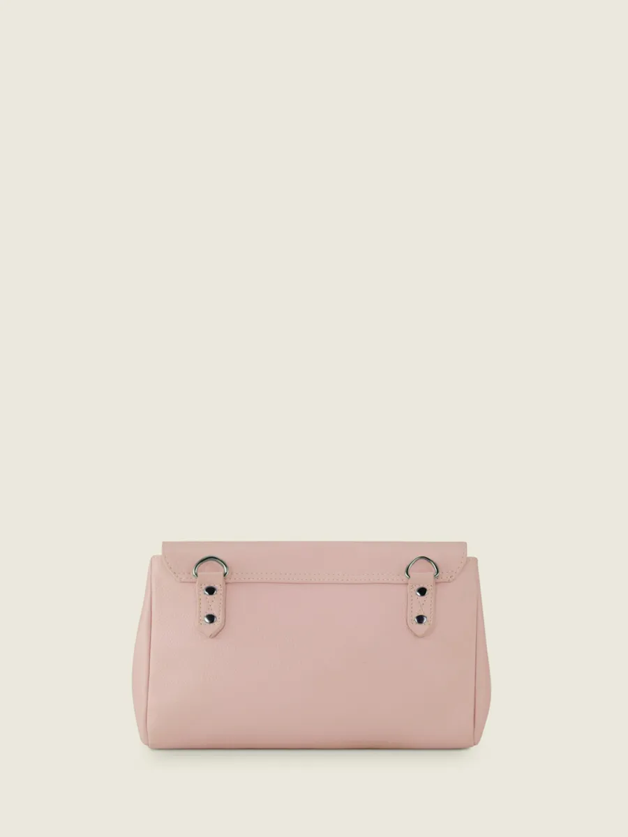 Pink Leather Cross-Body Bag for Women - Suzon M Pastel Pink | PAUL MARIUS