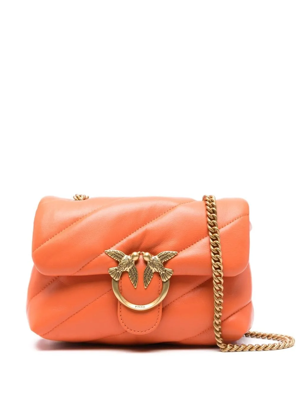 PINKO mini Love Puff shoulder bag - Orange