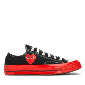 Play Converse  Chuck 70 Low Top Red/Black 