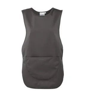 Premier Ladies/Womens Pocket Tabard / Workwear (Pack of 2) (Dark Grey) (UTRW7031)