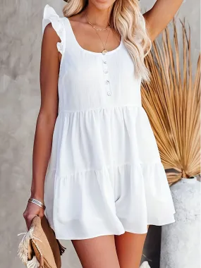 Reagan Ruffled Romper