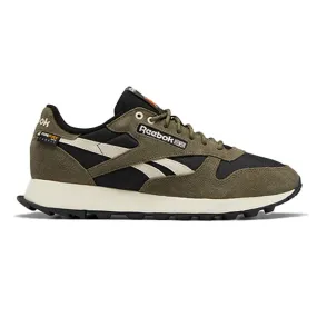 Reebok Classic Leather Black Army Green Stucco