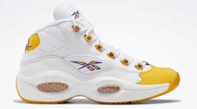 Reebok question mid yellow toe fx4278