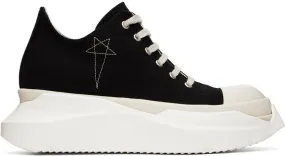 Rick Owens DRKSHDW Black Abstract Sneakers