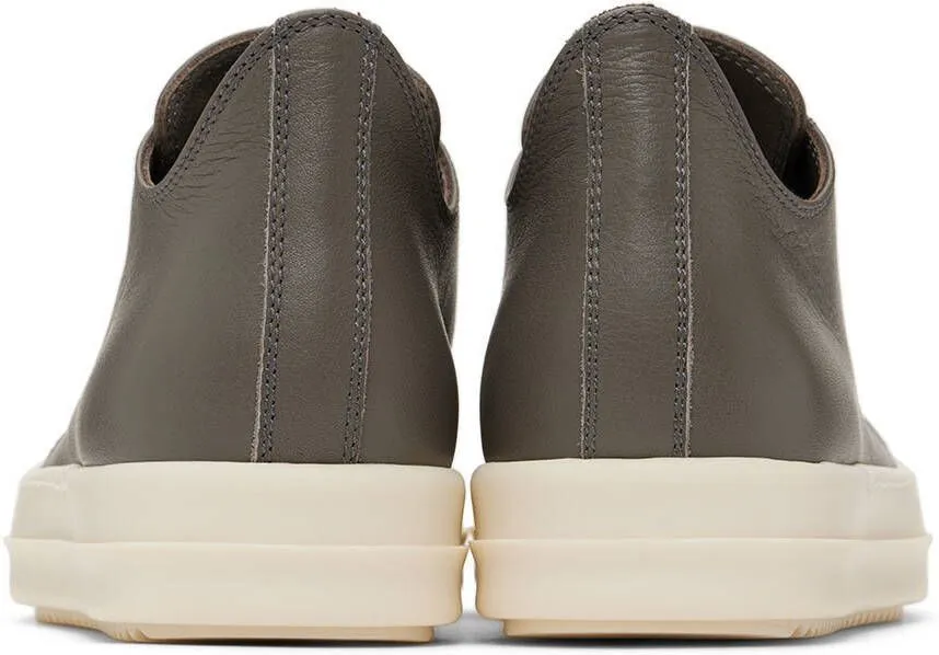 Rick Owens Kids Gray Low Sneakers