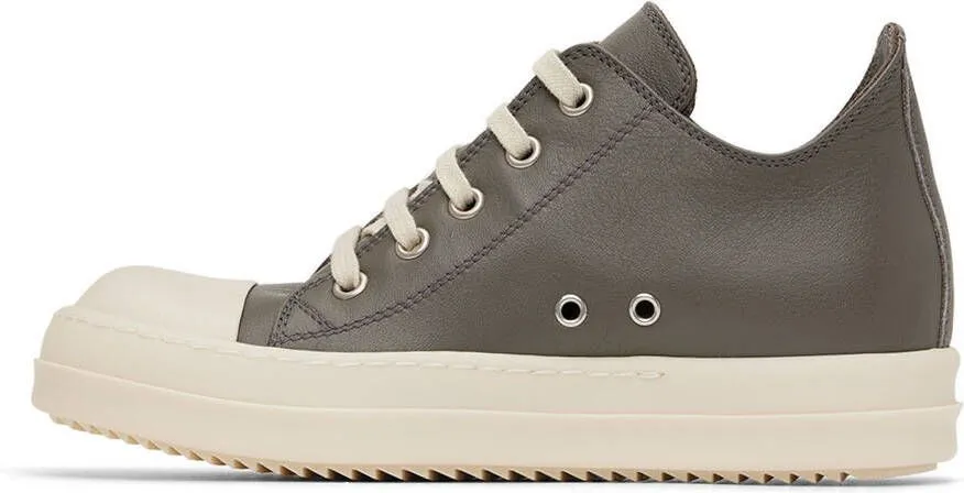 Rick Owens Kids Gray Low Sneakers