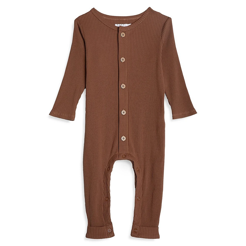 RISE LITTLE EARTHLING Baby Boy's Rib Romper