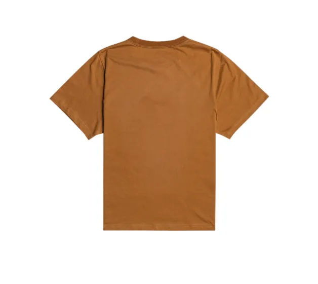 RVCA Daisy Short Sleeve Womens T-Shirt - Workwear Brown