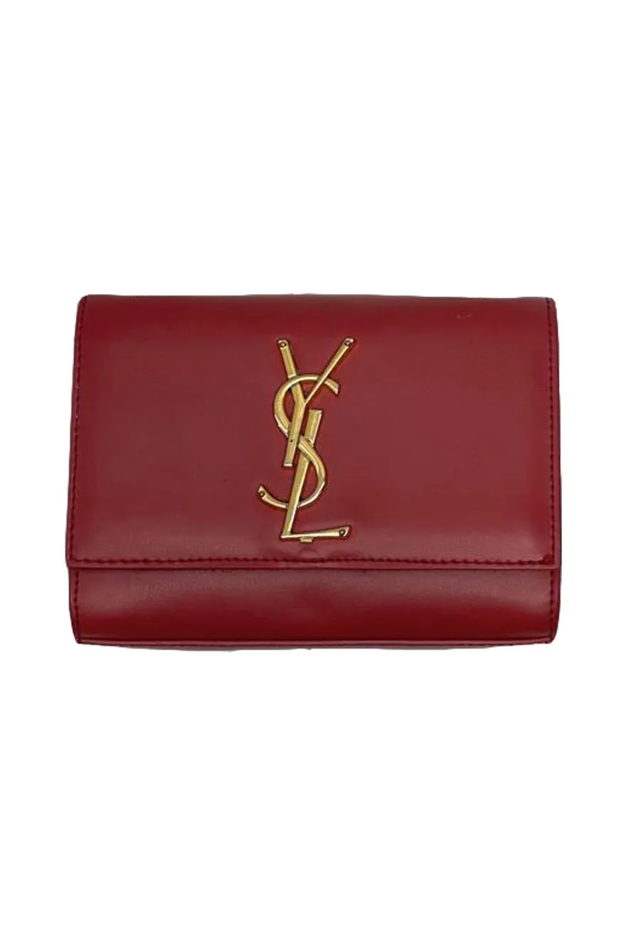 ----Saint Laurent   ----Cassandre Shoulder Bag - Red ---