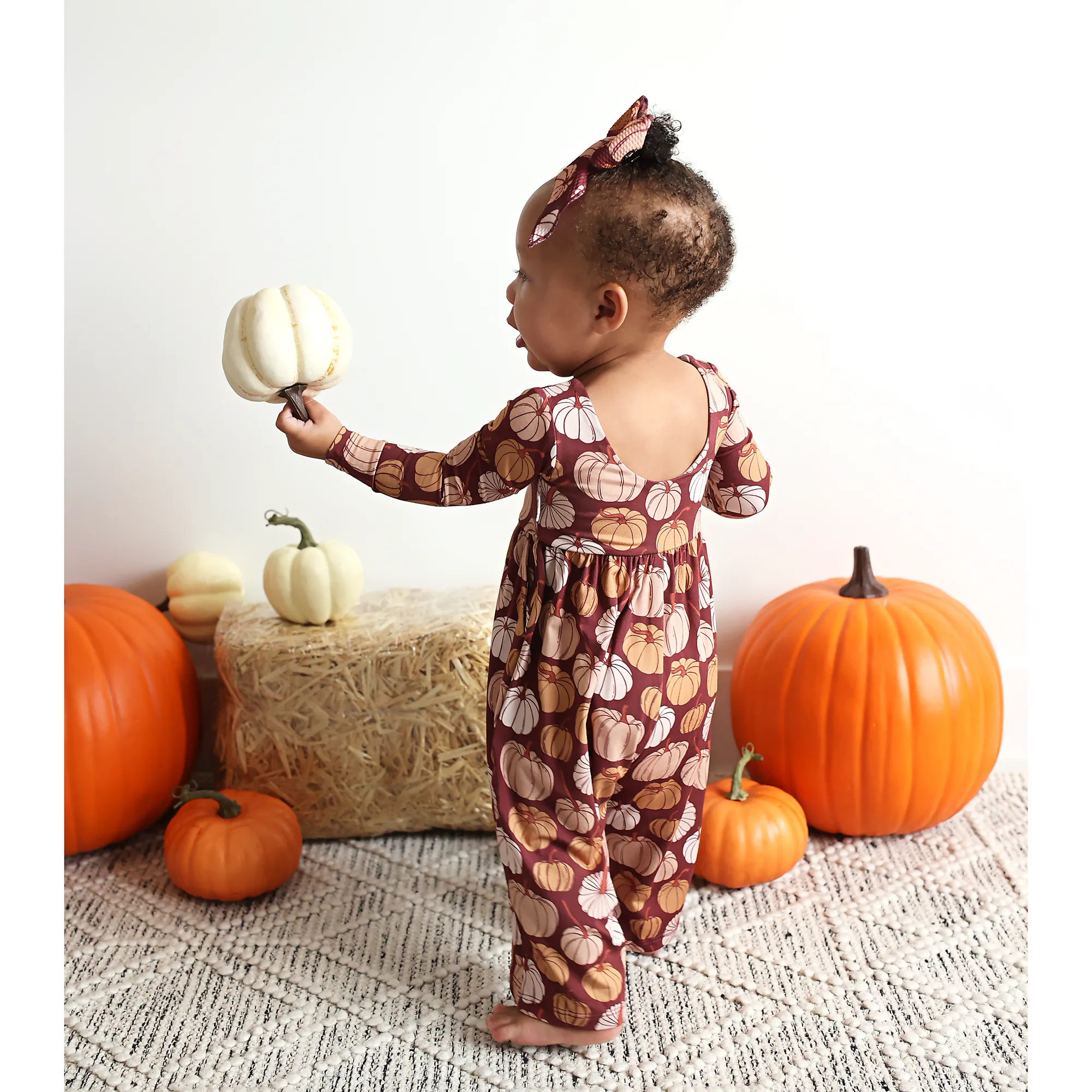 Salem Pumpkin ROMPER