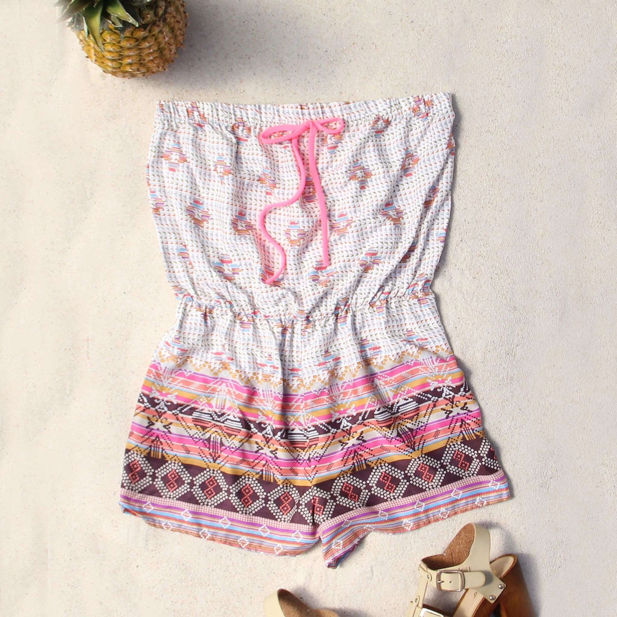 Shadow Palm Romper