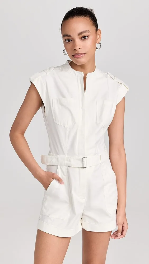 SIMKHAI   Tinka Belted Romper 