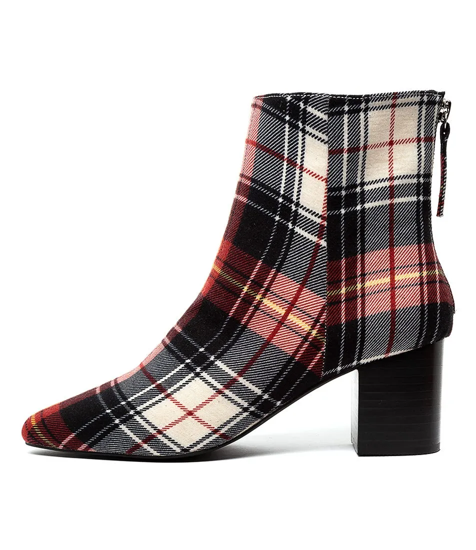 SOL SANA Florence Boot Tartan Fabric