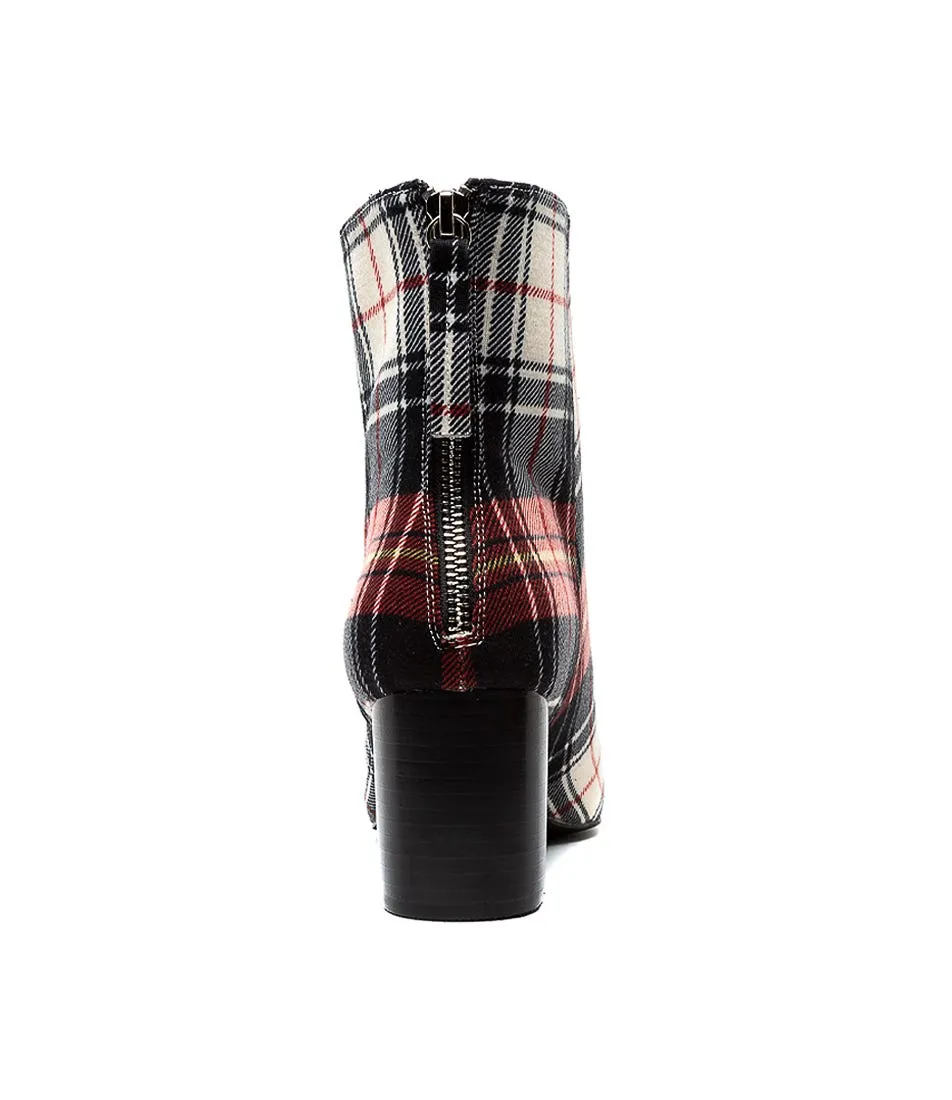 SOL SANA Florence Boot Tartan Fabric