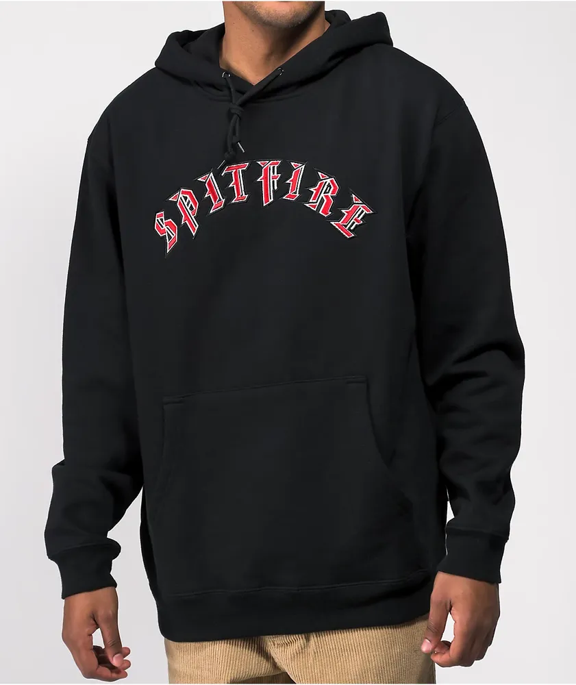 Spitfire Old English Black Hoodie