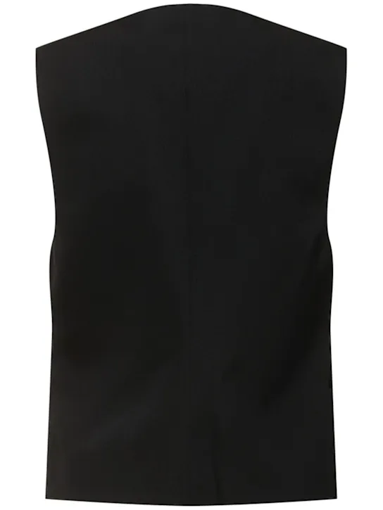 St. Agni   Rouleau stretch wool vest 