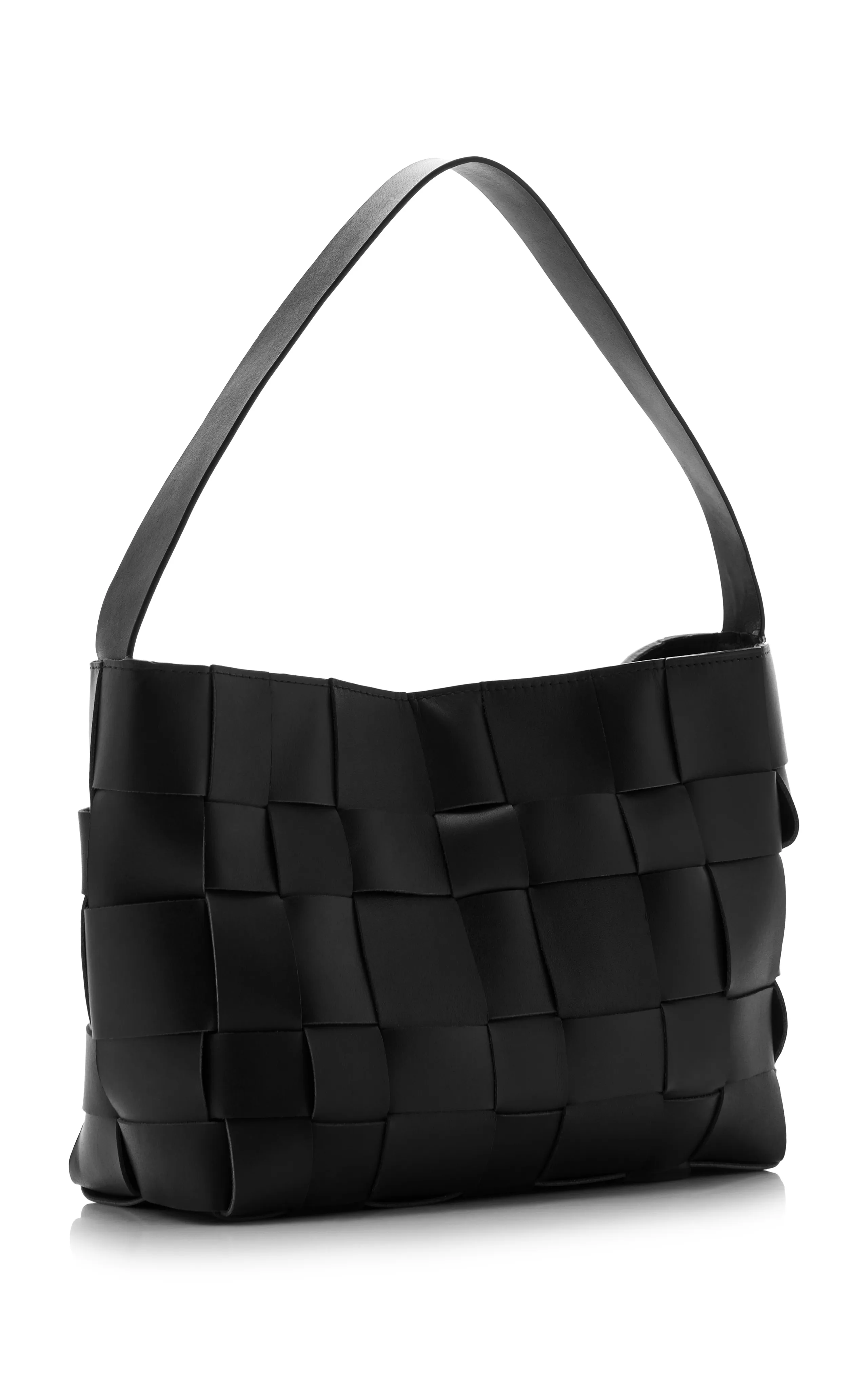 St. Agni Woven Leather Shoulder Bag 