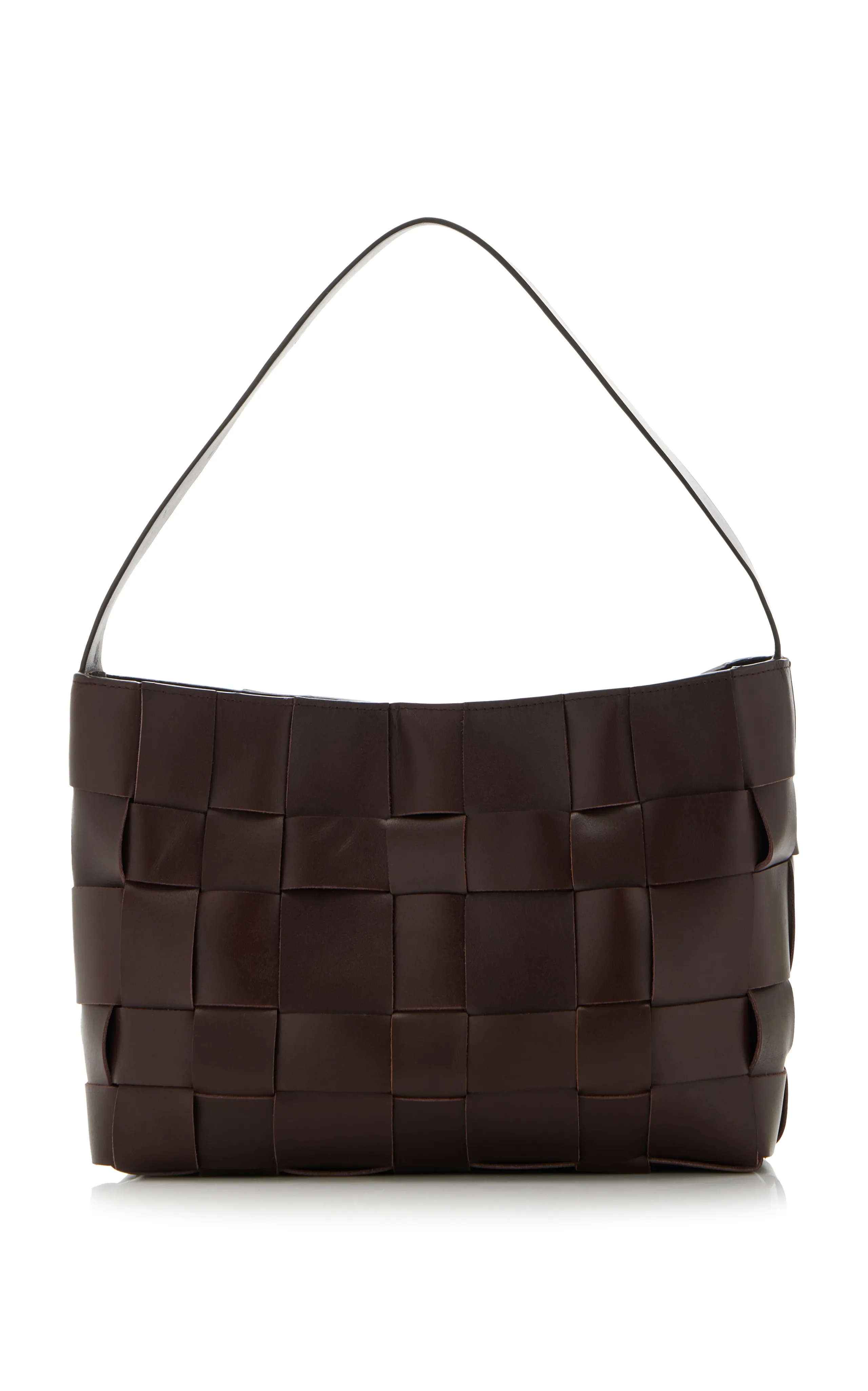 St. Agni Woven Leather Shoulder Bag 