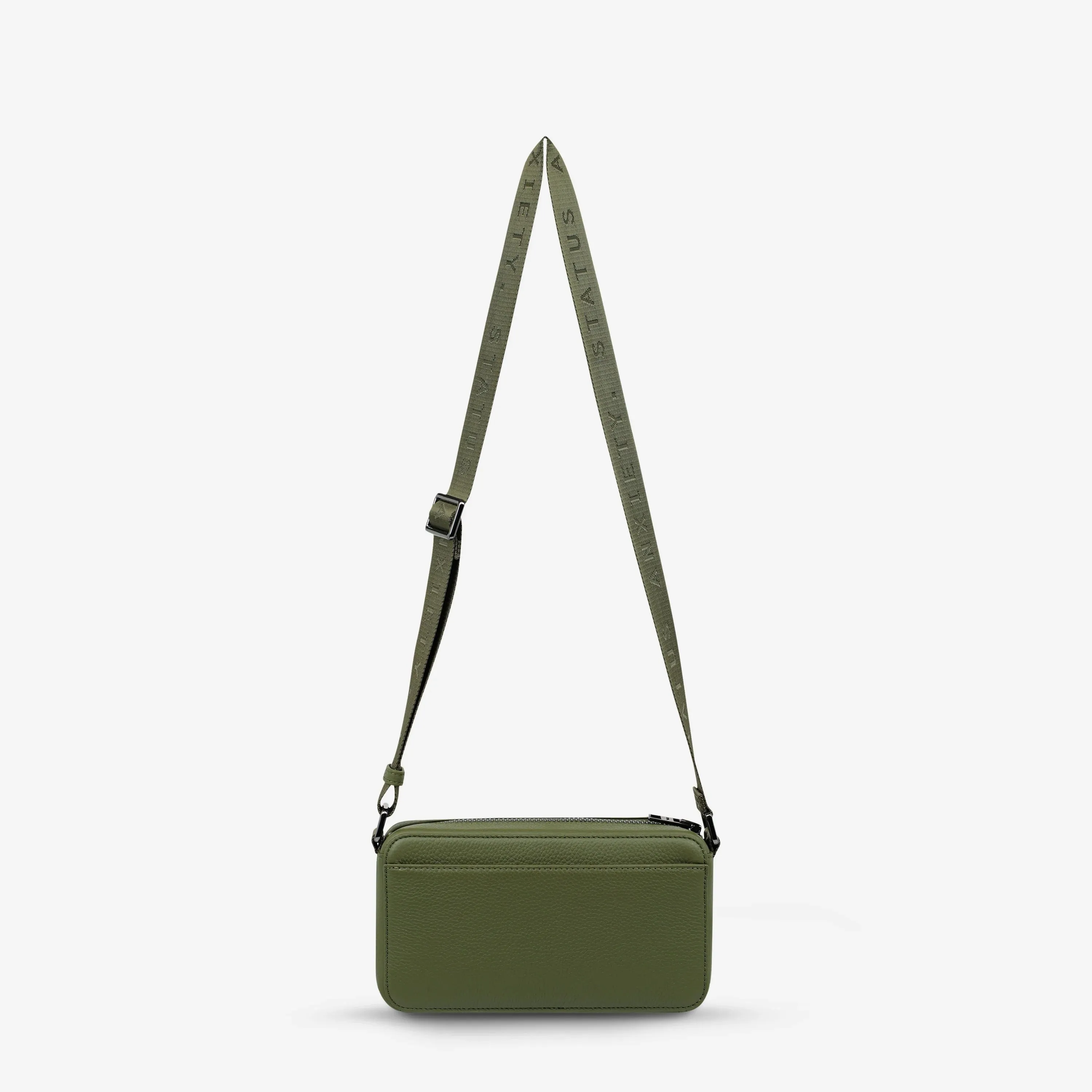 STATUS ANXIETY Womens Delirium Leather Bag - Khaki