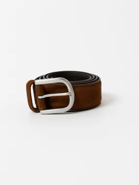 Suede Belt - Luggage