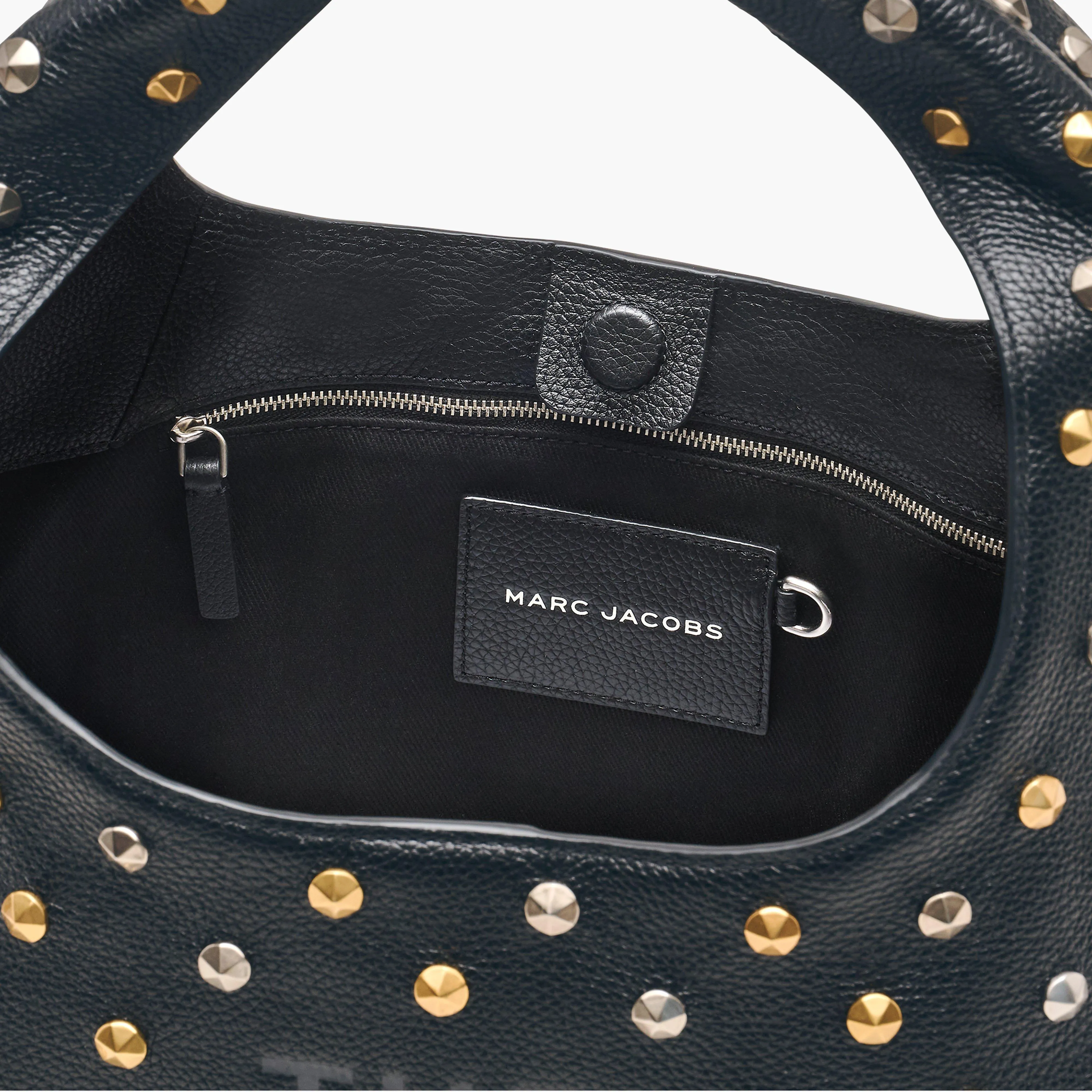 The Glam Studs Leather Sack Bag