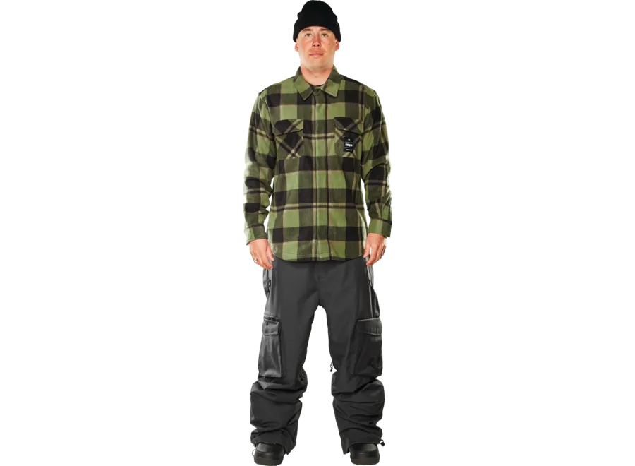 Thirtytwo  Rest Stop Shirt Olive Fleece