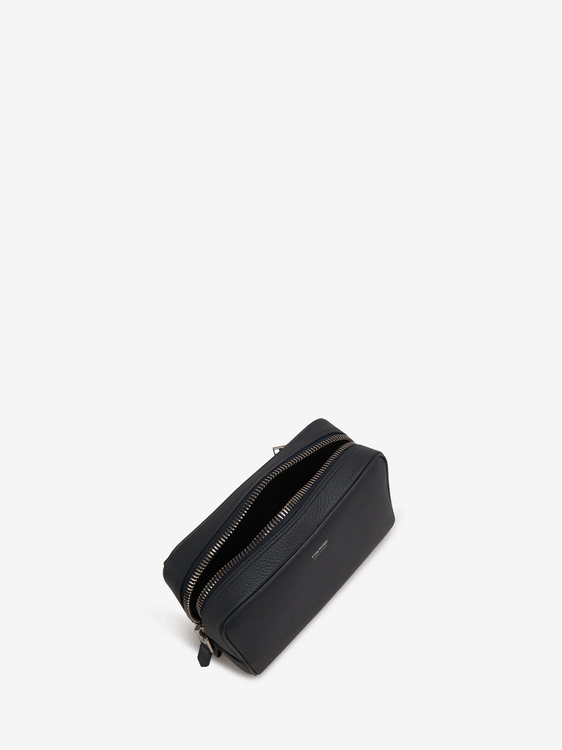 Tom Ford Logo Leather Toiletry Bag 