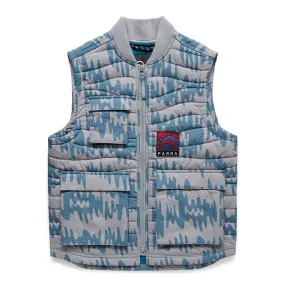 TREMOR PATTERN VEST ALLOY GREY | Bodega