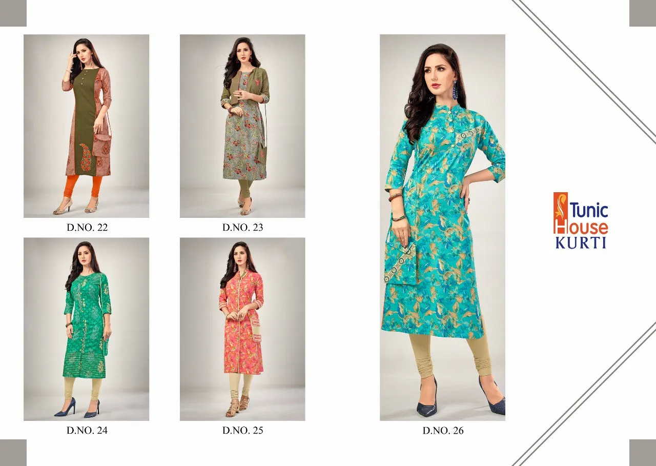 TUNIC HOUSE BRINGS ELEGANCE COTTON KURTI COLLECTION WITH PURSE