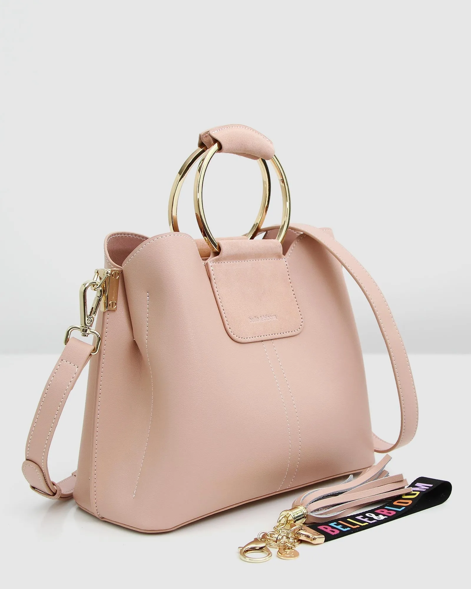 Twilight Leather Cross-Body Bag - Pink