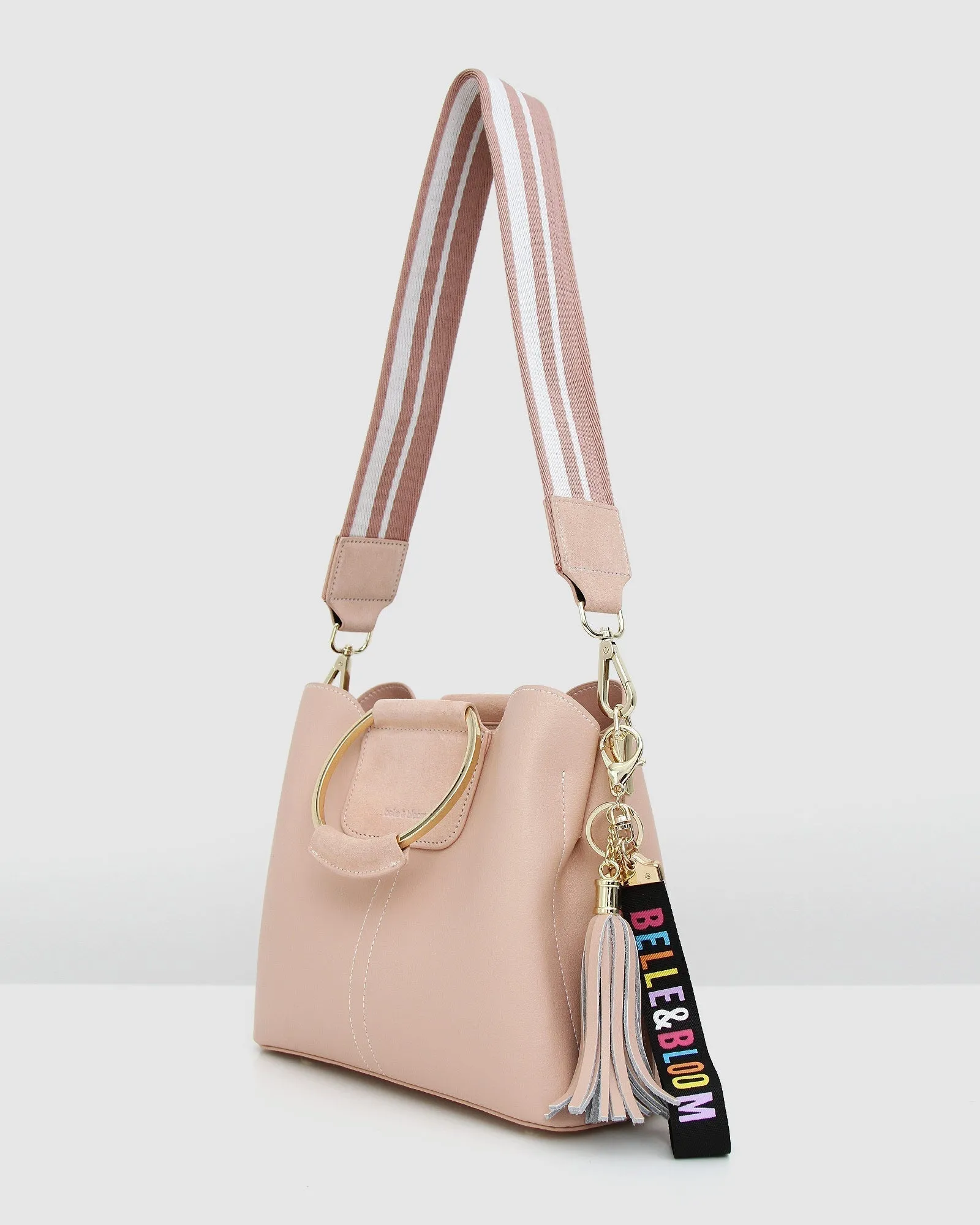 Twilight Leather Cross-Body Bag - Pink