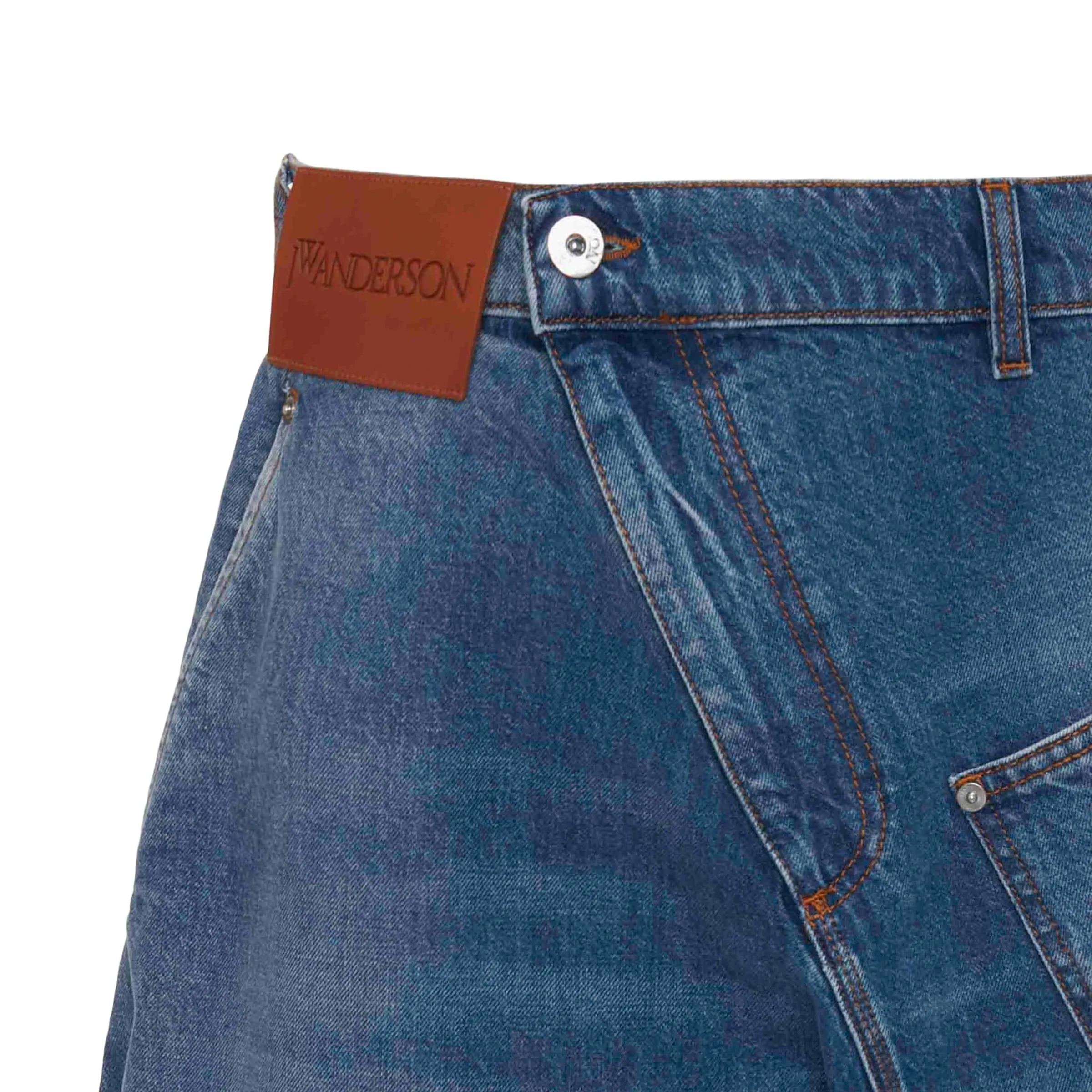 TWISTED WORKWEAR SHORTS LIGHT BLUE DENIM | Bodega