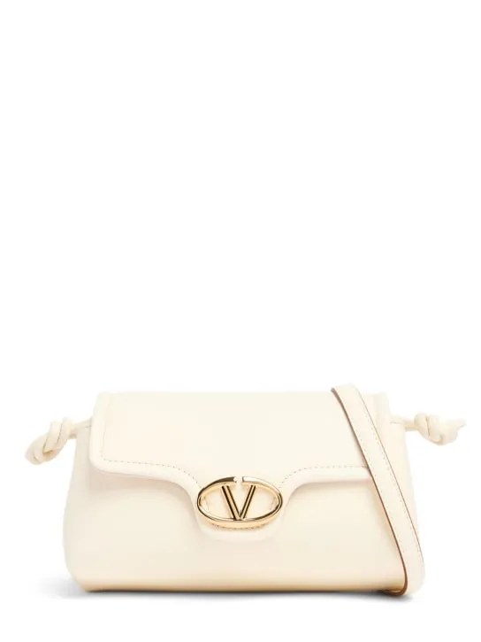 Valentino Garavani   Mini Vlogo leather shoulder bag 