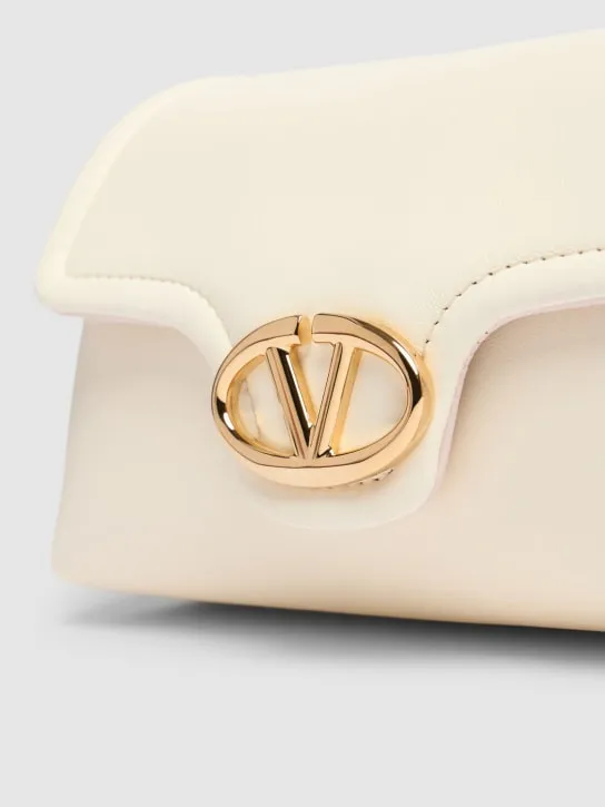 Valentino Garavani   Mini Vlogo leather shoulder bag 