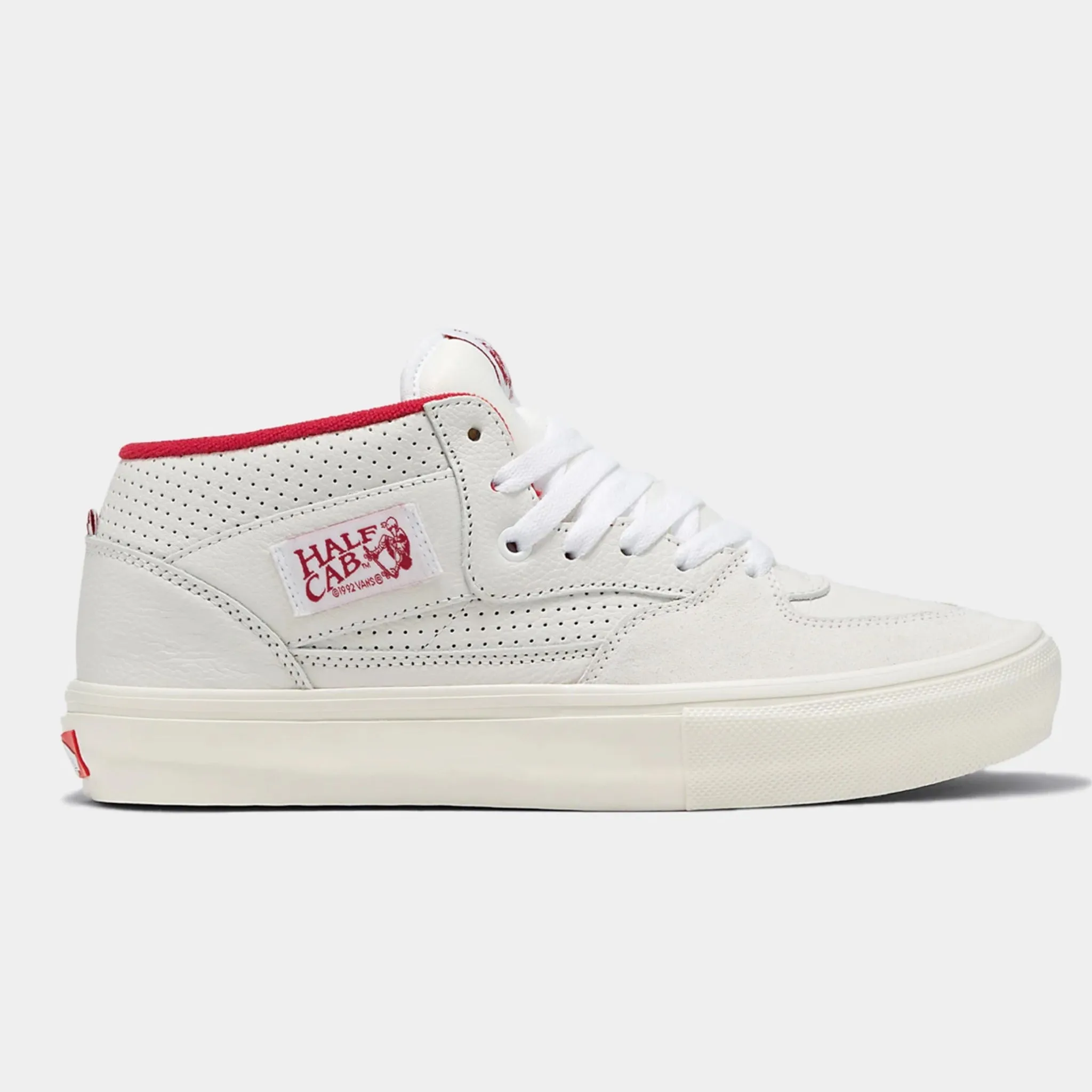 VANS HALF CAB VINTAGE SPORT WHITE RED