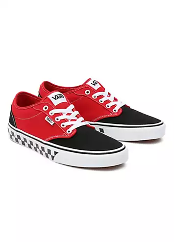 Vans Red & White Mens Atwood Pumps | Grattan