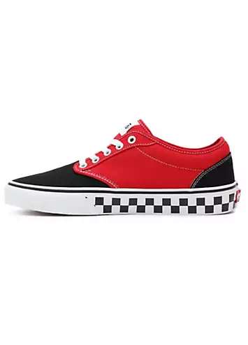 Vans Red & White Mens Atwood Pumps | Grattan