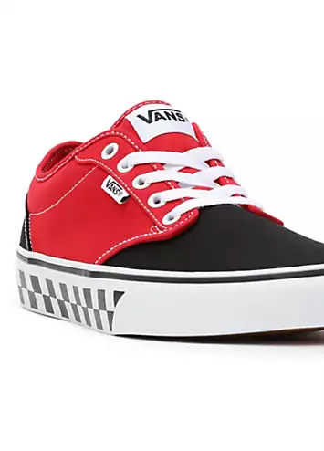 Vans Red & White Mens Atwood Pumps | Grattan