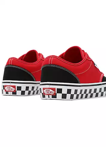 Vans Red & White Mens Atwood Pumps | Grattan